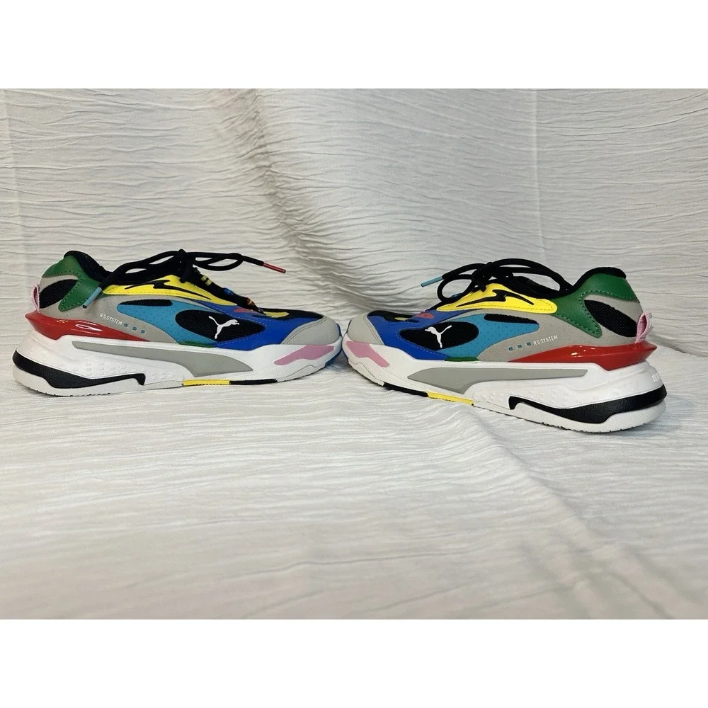Puma RS-Fast International Flags Big Kids Size 5C Sneaker-No‎ Inside Soles